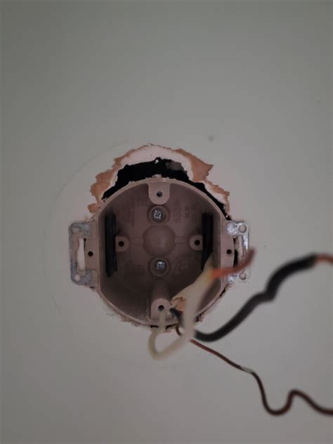 new light fixture doesn fit junction box|ceiling light without junction box.